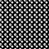 Black and white seamless pattern with dots. Dotted texture. Abstract geometrical pattern of round shape. Screen print. vector