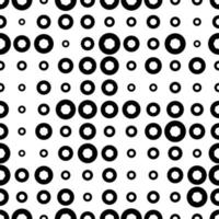 Seamless pattern with grunge halftone dots. Dotted texture. Abstract geometrical pattern of round shape. Screen print. vector