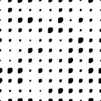 Seamless pattern with grunge halftone dots. Dotted texture. Abstract geometrical pattern of round shape. Screen print. vector