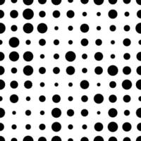 Seamless pattern with grunge halftone dots. Dotted texture. Abstract geometrical pattern of round shape. Screen print. vector