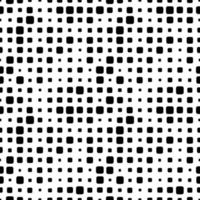 Abstract seamless pattern with grunge halftone square dots. Halftone background. Polka dot infinity. Abstract geometrical pattern of round shape.Screen print. vector