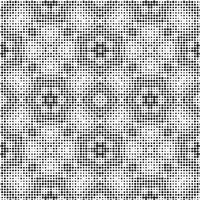Abstract halftone ornamental geometric background. Pop art style card. Grunge texture. vector