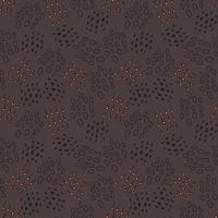 Cute hand drawn doodle shapes seamless pattern. Messy texture of different dots, circles. vector