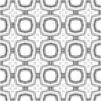 Abstract halftone ornamental geometric background. Pop art style card. Grunge texture. vector