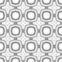 Abstract halftone ornamental geometric background. Pop art style card. Grunge texture. vector