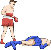 Boxing png graphic clipart design