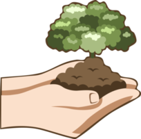 Arbor day png graphic clipart design