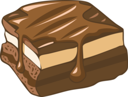 Brownies png gráfico clipart diseño