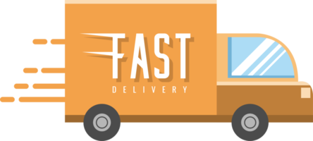 Delivery service png graphic clipart design