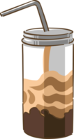 Bubble tea png graphic clipart design