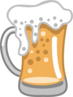 Beer mug png graphic design