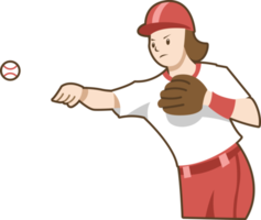 base-ball joueur png graphique clipart conception