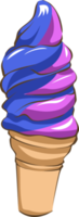 gelo creme cone png gráfico clipart Projeto