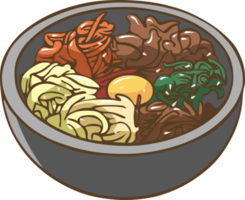 bibimbap png graphic clipart design