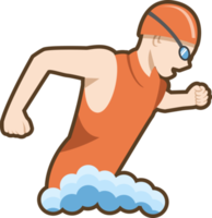 zwemmen PNG grafisch clip art ontwerp