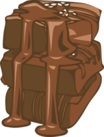 Brownies png graphic clipart design