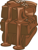 Brownies png gráfico clipart diseño