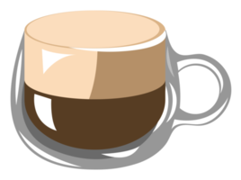 Coffee png graphic clipart design