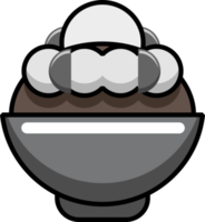 bingsu png gráfico clipart diseño