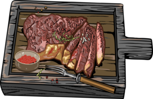 Steak png graphic clipart design