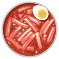 tteokbokki PNG grafisch clip art ontwerp