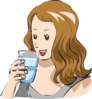 drinken water PNG grafisch clip art ontwerp