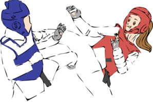 Taekwondo png Grafik Clip Art Design