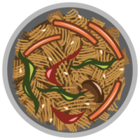 japchae png gráfico clipart diseño