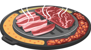 grillé porc ventre png graphique clipart conception