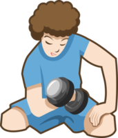 Weight Training png graphic clipart design