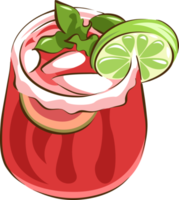 Wassermelone Mojito Cocktail png Grafik Clip Art Design