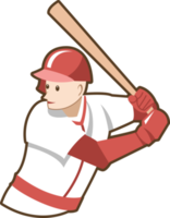 baseball giocatore png grafico clipart design