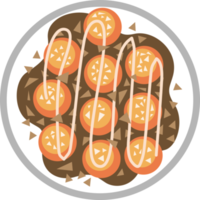 takoyaki png gráfico clipart Projeto