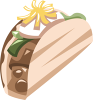 Taco png graphic clipart design