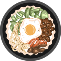 bibimbap png conception de clipart graphique