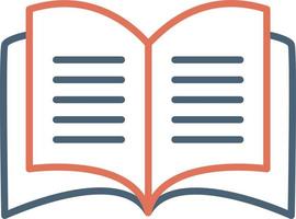 Open Book Vector Icon