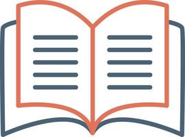 Open Book Vector Icon