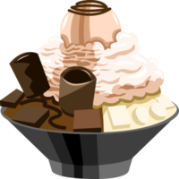 bingsu png gráfico clipart diseño