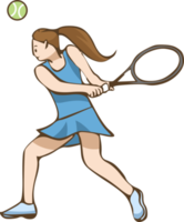 Tennis player png graphic clipart design