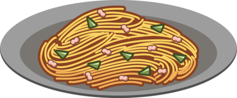 Spaghetti png graphic clipart design