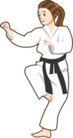 Taekwondo png graphic clipart design