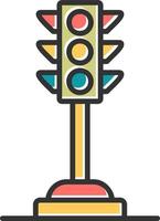 Traffic light Vector Icon