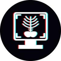 X-ray Bone Vector Icon