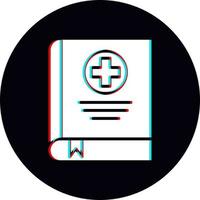 icono de vector de libro médico