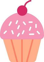 icono de vector de cupcake