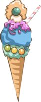 ice cream cone png graphic clipart design