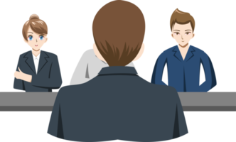 Job Interview png Grafik Clip Art Design