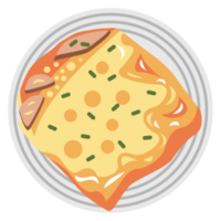 Lasagna png grafico clipart design