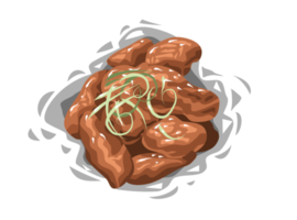 Koreanisch gebraten Hähnchen png Grafik Clip Art Design