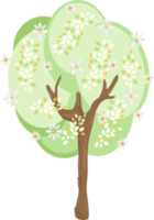 primavera árbol icono png